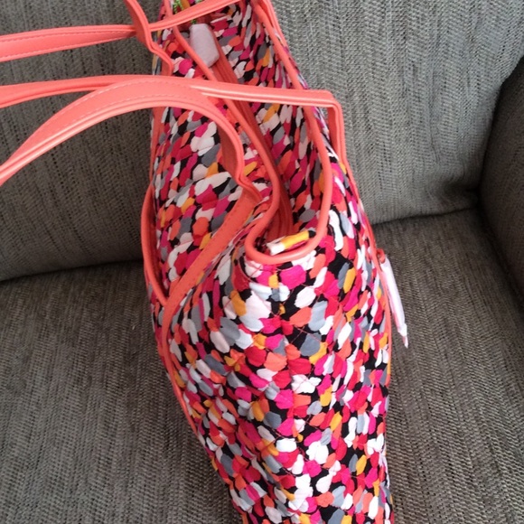 Vera Bradley Trimmed Tote Pixie Dots NWT - Picture 4 of 5